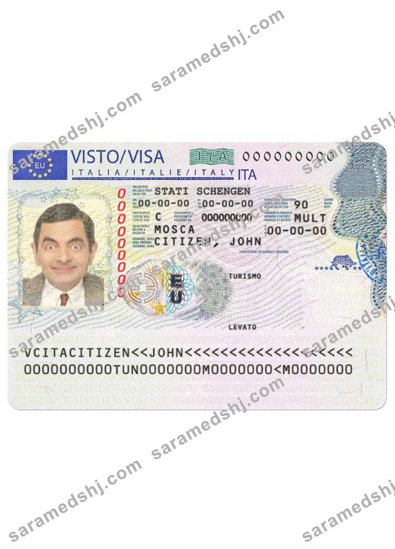 Italy schengen visa version 2